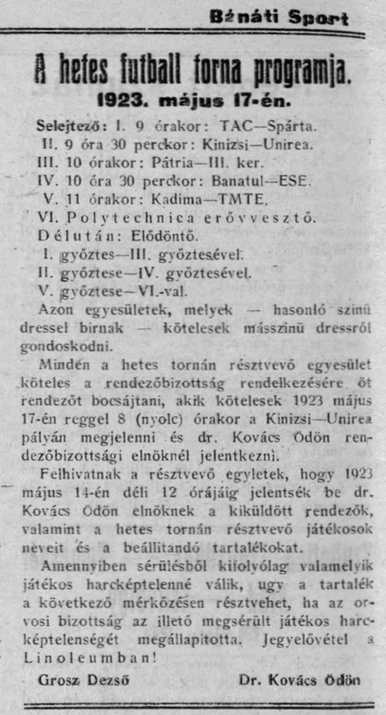 Politehnica - Turneu fulger fotbal in 7