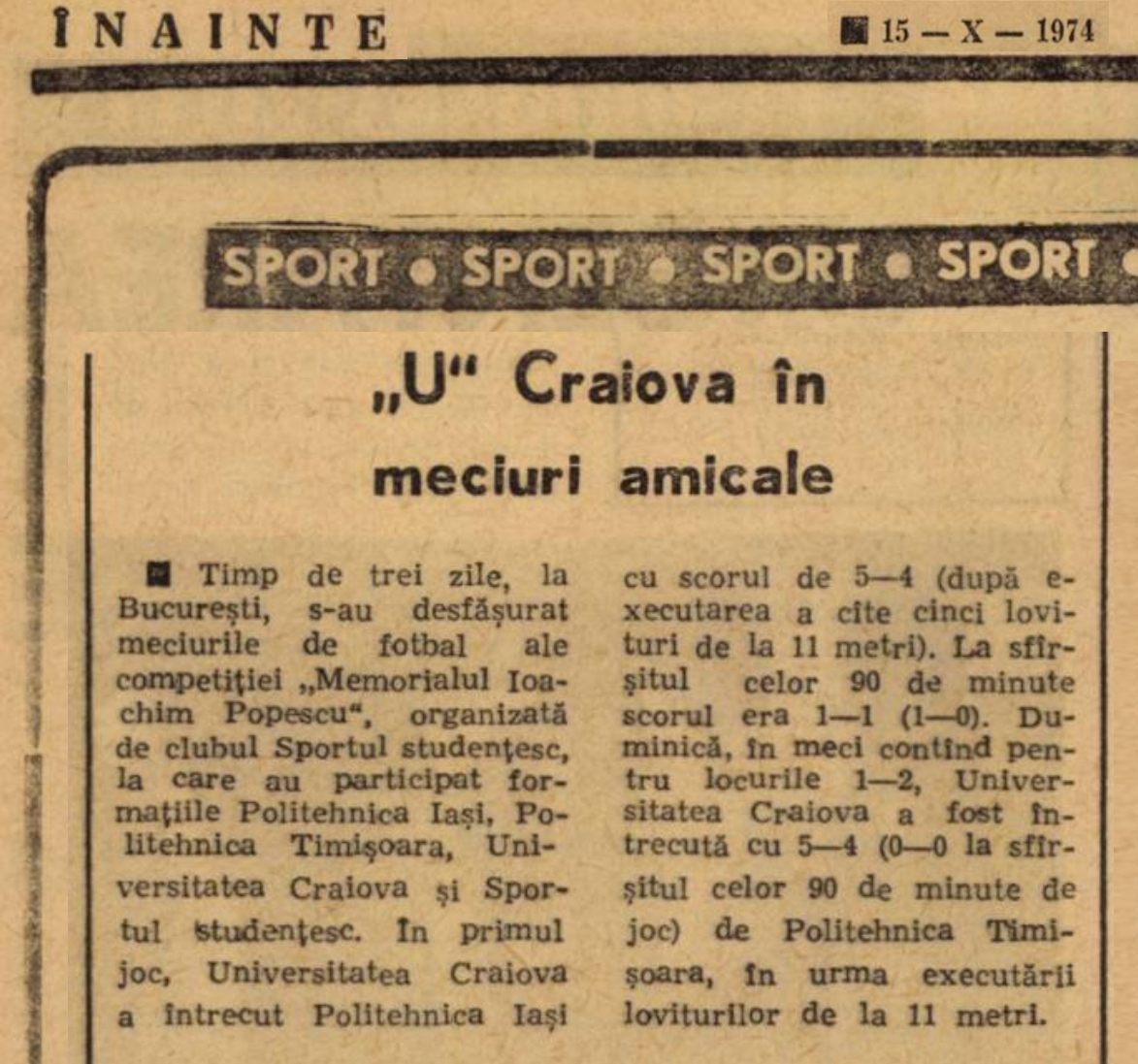 Politehnica - Universitatea Craiova