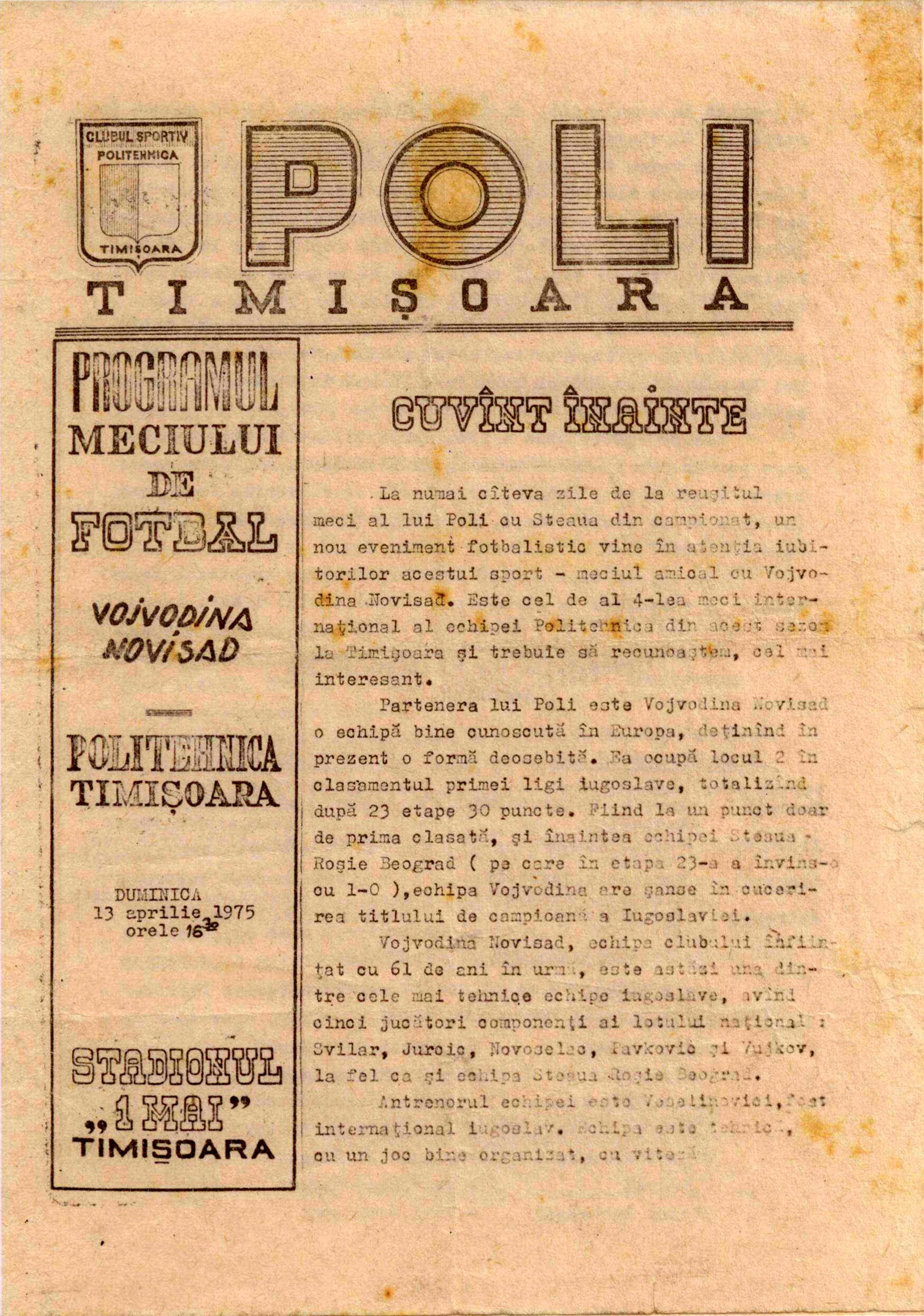Politehnica 1975